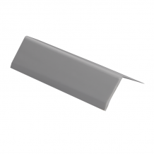 Genesis Matt Silver Aluminium Self Adhesive Edge Protector 2.5m EAA100.81